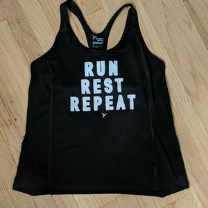 Three racerback workout tops